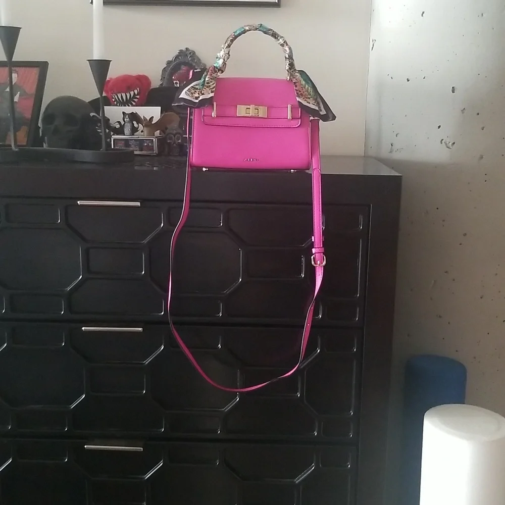 Aldo mini crossbody/top handle satchel bag - Picture 2 of 5